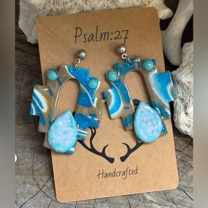 Turquoise western Earrings